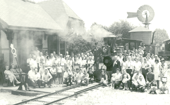 Ward Kimball's Grizzly Flats Railroad was a stop for the 1966 Convention