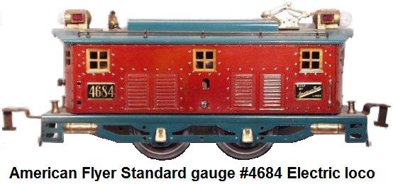 American Flyer Standard gauge #4684 Electric Locomotive