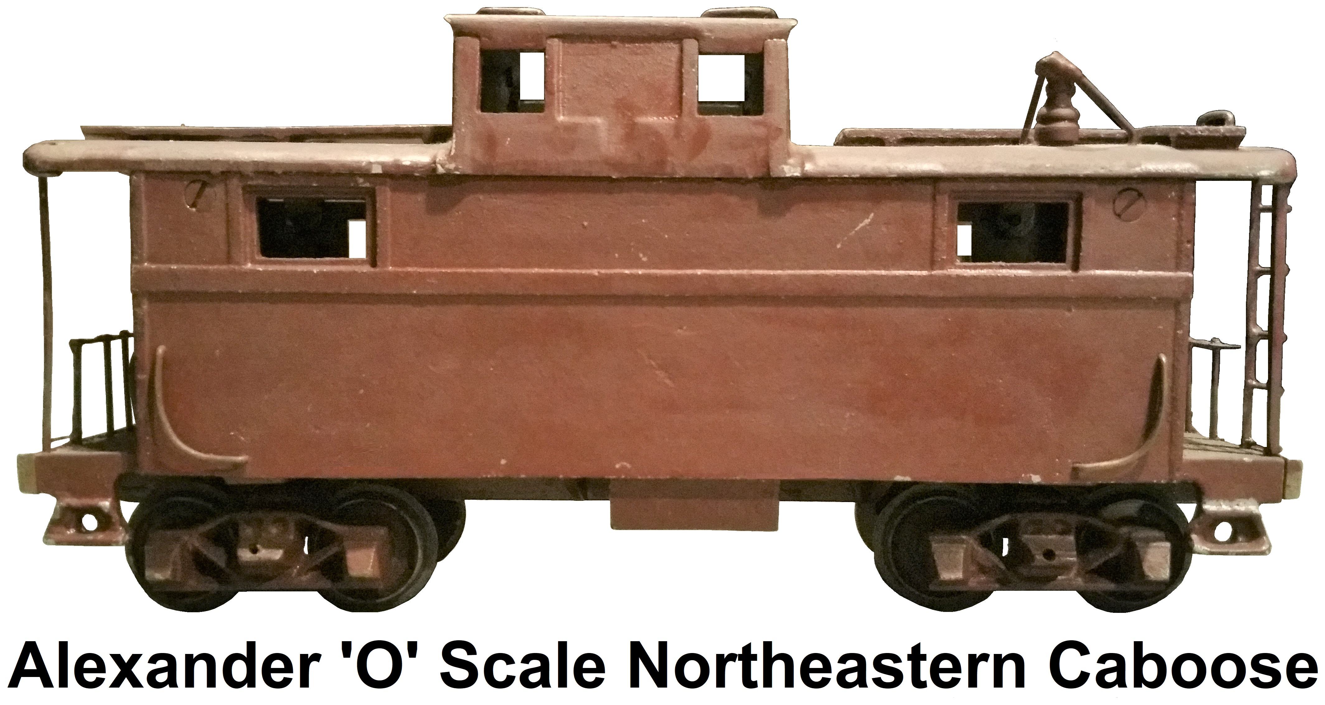 Ed Alexander 'O' scale kit-built Northeastern Cupola Caboose