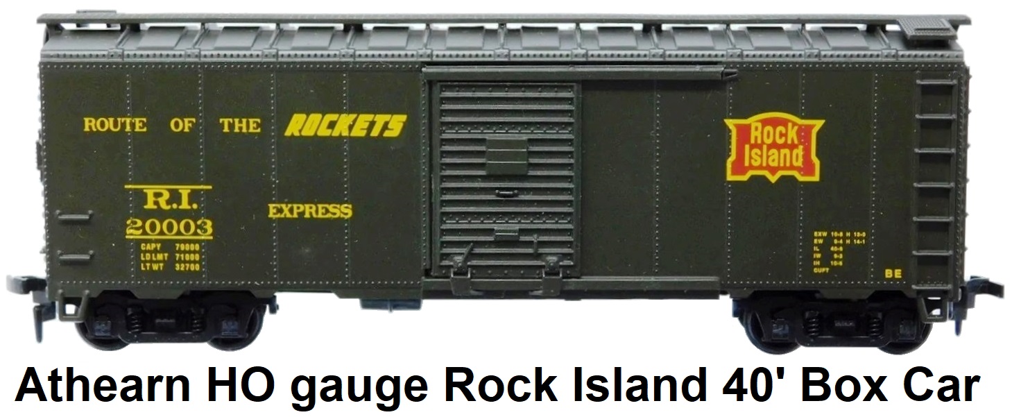 Athearn HO gauge Rock Island 40' Box Car