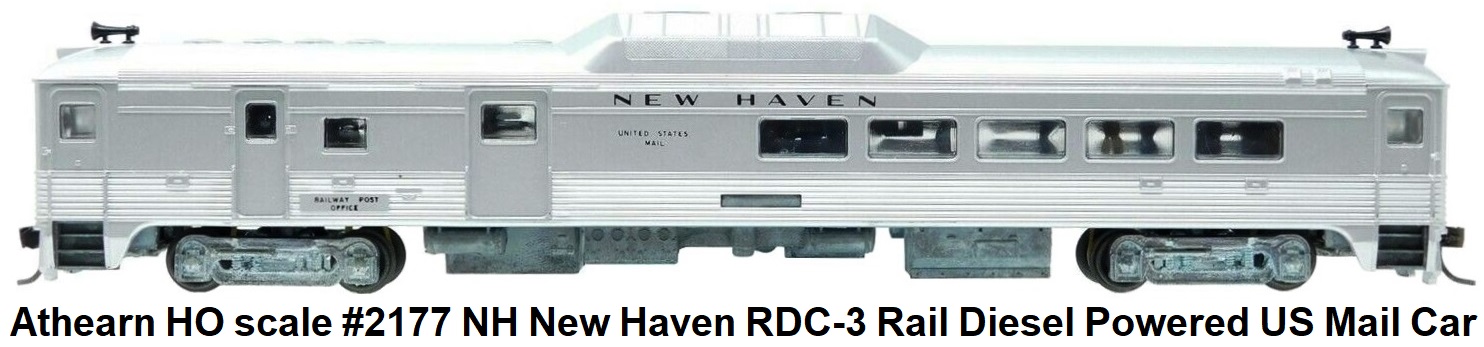 Athearn HO scale #2177 NH New Haven RDC-3 Rail Diesel Car Loco