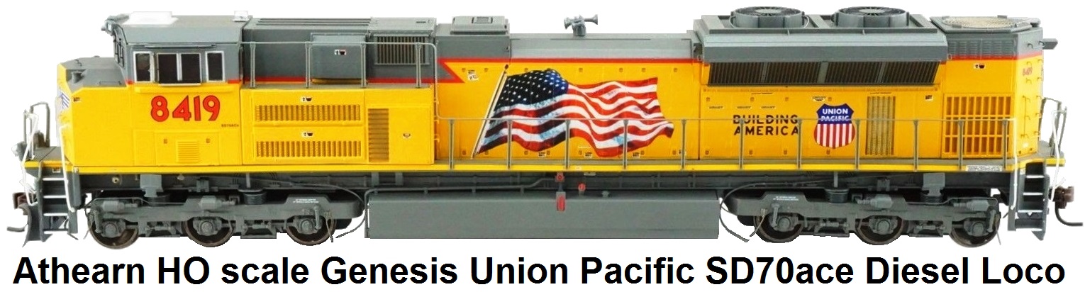 Athearn Genesis HO scale G68523 UP Union Pacific SD70ace Diesel Locomotive