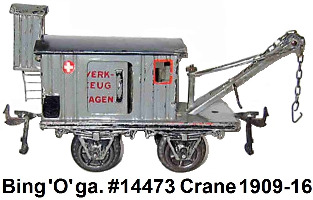 Bing 'O' gauge Job trolley #14473 1909-16