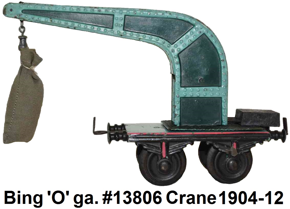 Bing 'O' gauge crane truck #13806 made 1904-12