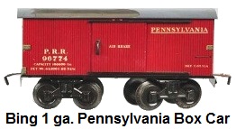 Bing 1 gauge Pennsylvania Box car