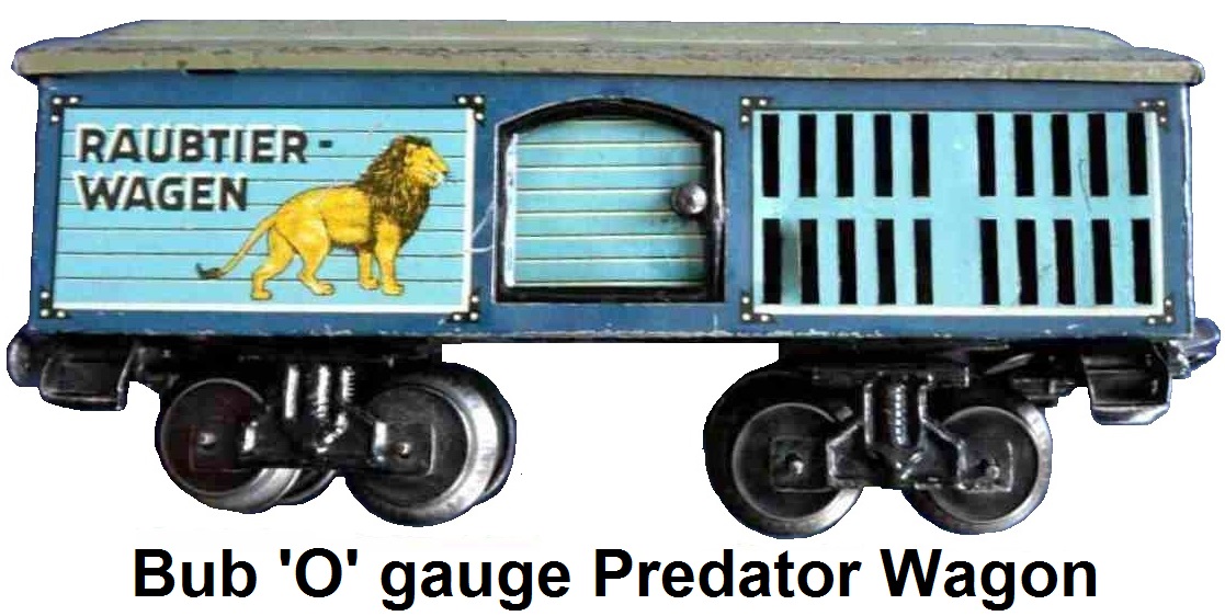 Bub 'O' gauge Predator Freight Wagon
