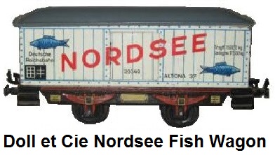 Doll et Cie. 'O' gauge 1930's Nordsee Fish wagon