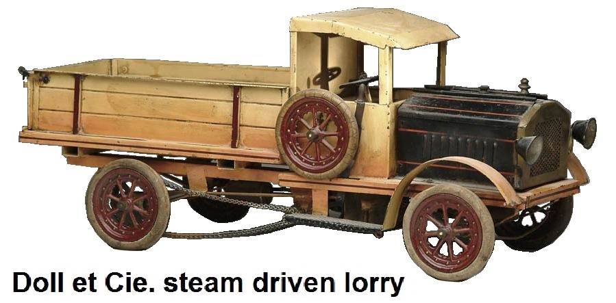 Doll et Cie. steam driven lorry