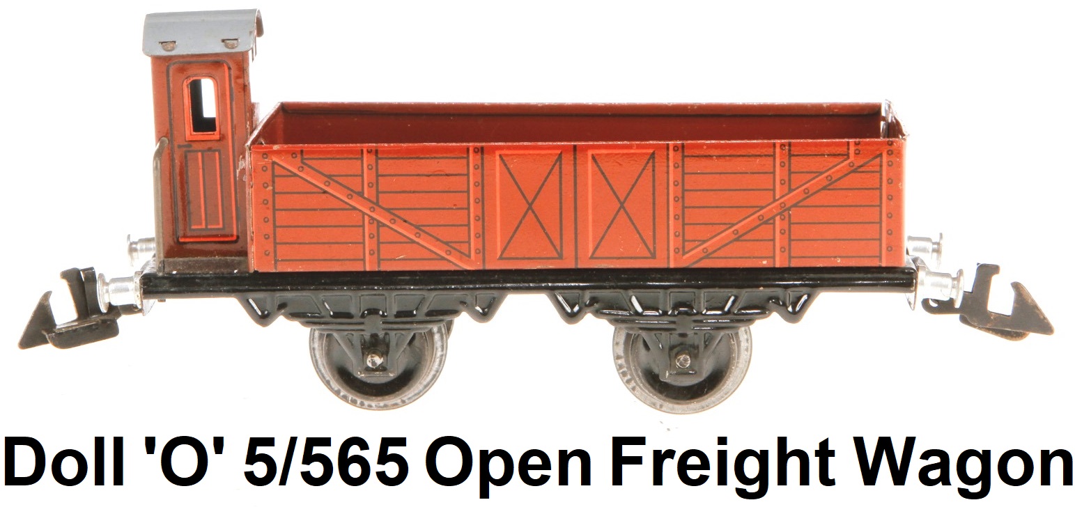 Doll et Cie. 'O' gauge open freight wagon 5/565