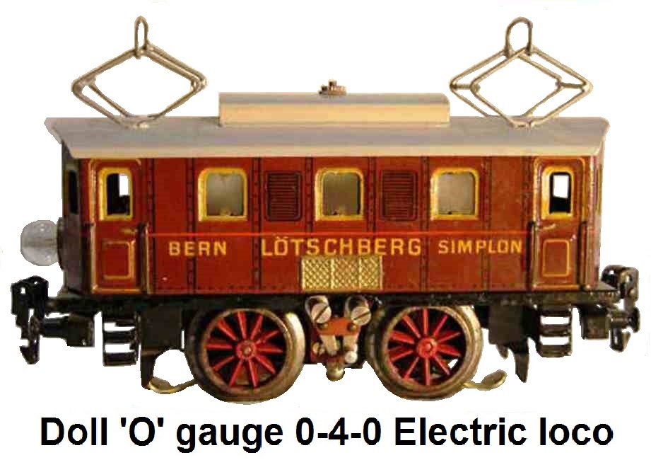 Doll et Cie. 'O' gauge 0-4-0 Electric loco