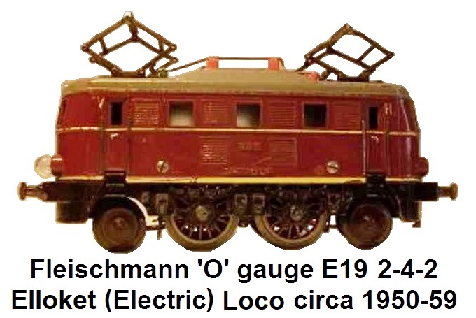 Fleischmann 2-4-2 Electric circa 1950-59 in 'O' gauge