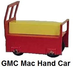 General Models Corp 'O' gauge Mac Hand Car
