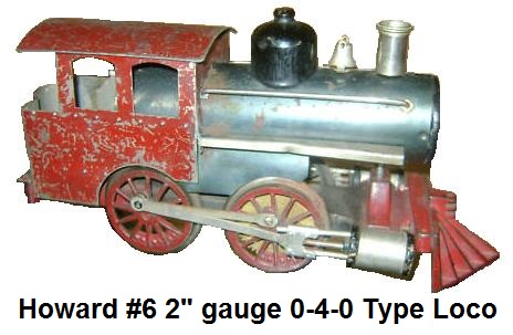 A later model Howard #6 0-4-0 electric Steam profile Switcher in 2 inch gauge