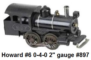 Another variation of the Howard #6 0-4-0 electric Steam profile Switcher in 2 inch gauge
