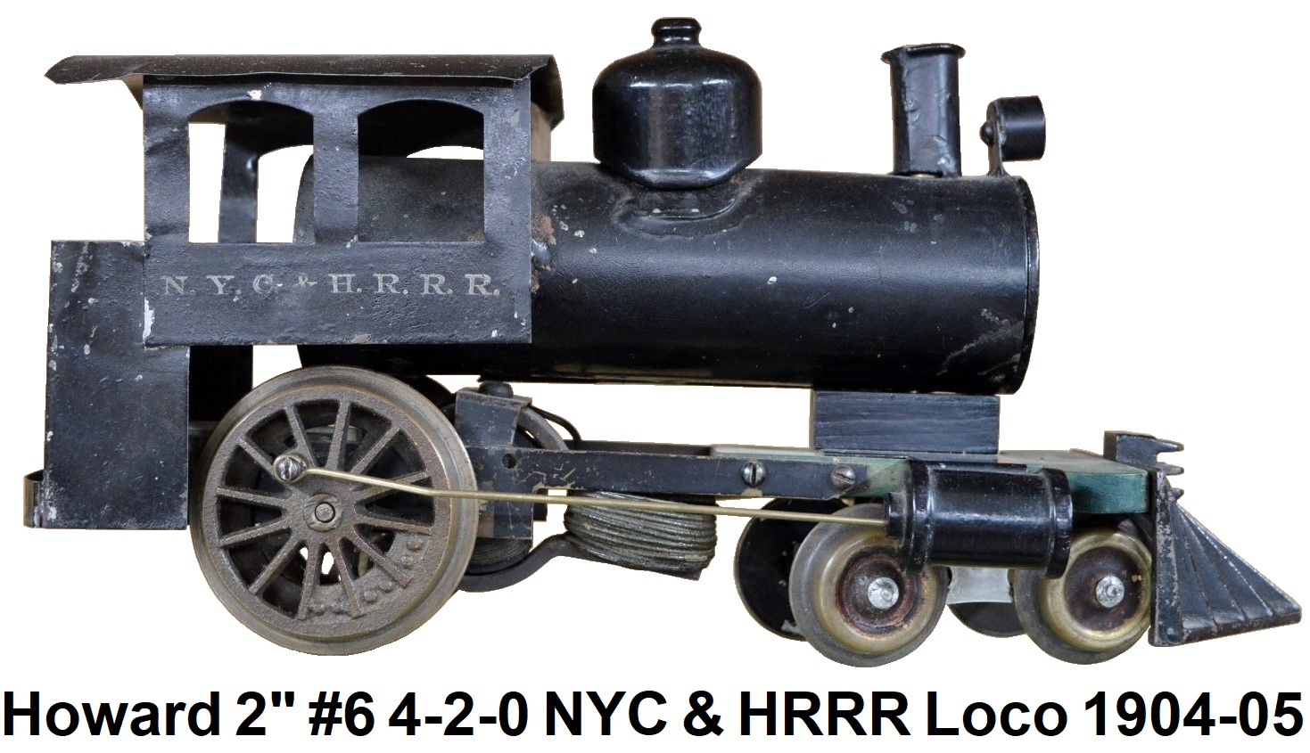 Howard early #6 4-2-0 Steam outline locomotive in 2 inch gauge N.Y.C. & H.R.R.R. 1904 to 1905