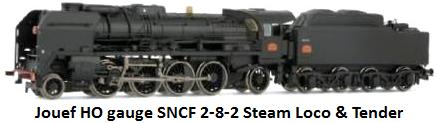 Jouef 34P34 steam locomotive of the SNCF in HO gauge HJ2123