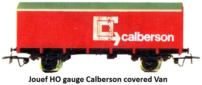 Jouef Calberson van in red