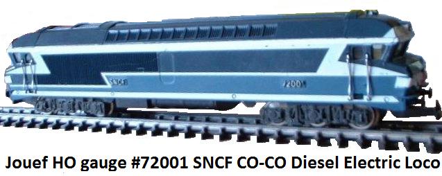 Jouef SNCF co-co diesel electric loco #72001 in HO gauge