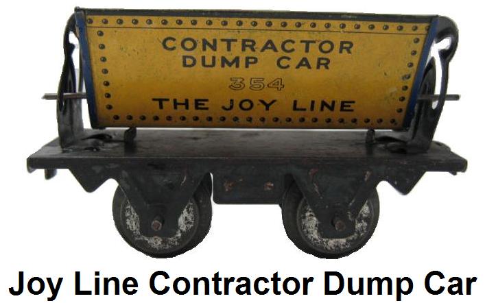 Joy Line #354 Contractor Dump Car