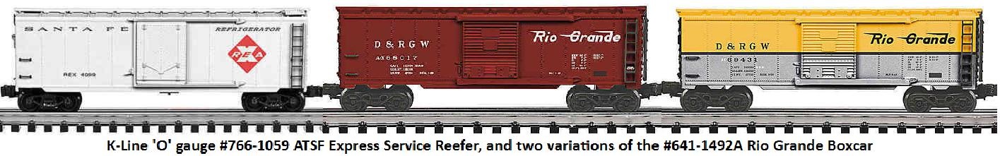 K-Line K 62462 O Gauge Freight Cars 12 Days of Christmas 4 Pac Days 5-8 for sale online 