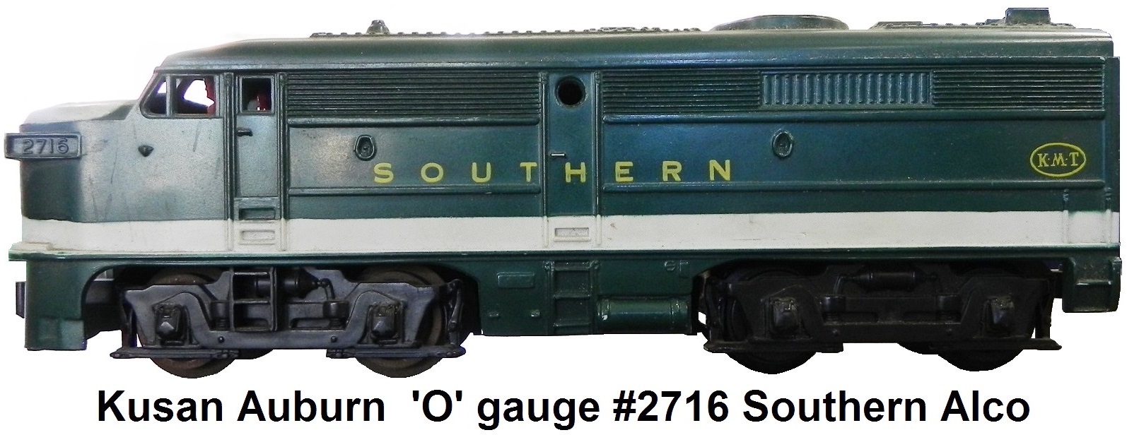 Kusan KMT Auburn Catalog #5 Southern #2716 Alco Engine in 'O' gauge