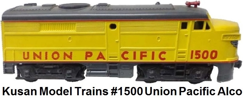 Kusan KMT Auburn Catalog #18 Union Pacific #1500 Alco Locomotive Engine in 'O' gauge