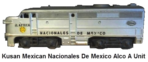 Kusan Electricos Trenes Mexican Nacionales De Mexico Alco Dummy A Unit