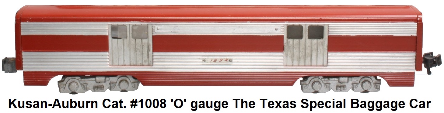 Kusan-Auburn catalog #1008 The Texas Special Baggage Car