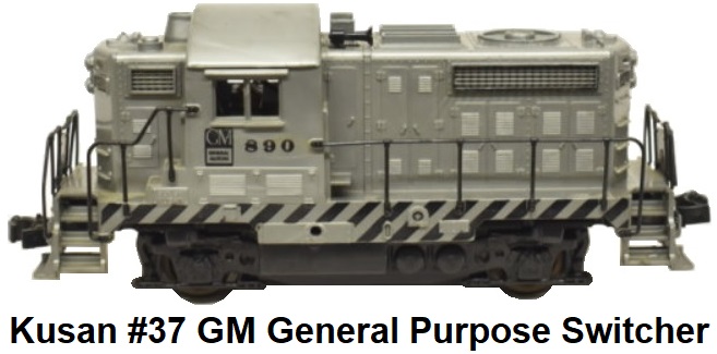 Kusan '0' gauge catalog #37 General Motors 4-wheel General Purpose Geep Diesel switcher