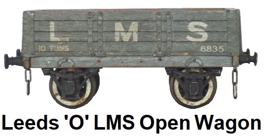 Leeds Model Company 'O' gauge Type B LMS 10-ton Standard Open Wagon made 1922-28