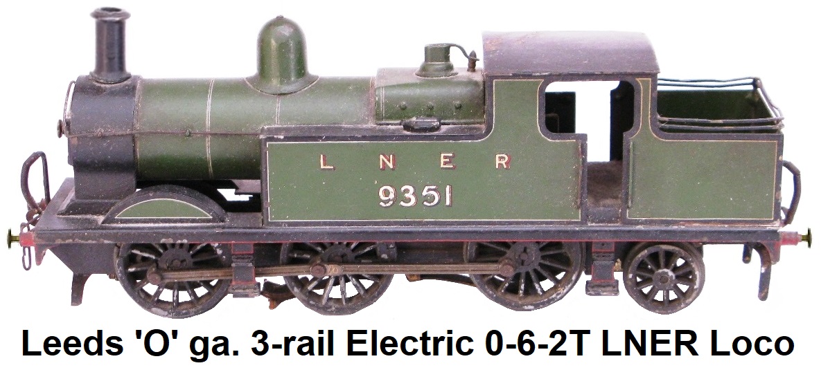 Leeds Model Company 'O' Gauge 0-6-2 LNER Tank Loco for 3-rail electric