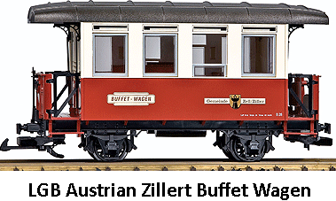 LGB Austrian Buffet Zillert Passenger Car