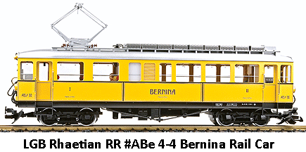 LGB Rhaetian Railway Rail Car 4-4