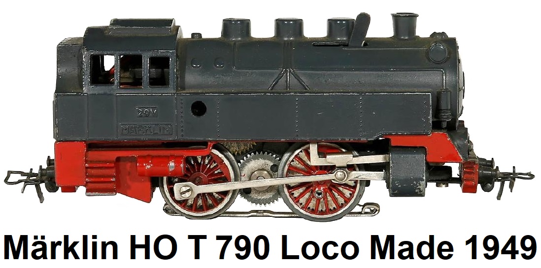 Märklin HO T 790 Steam Outline Tank Locomotive circa 1949