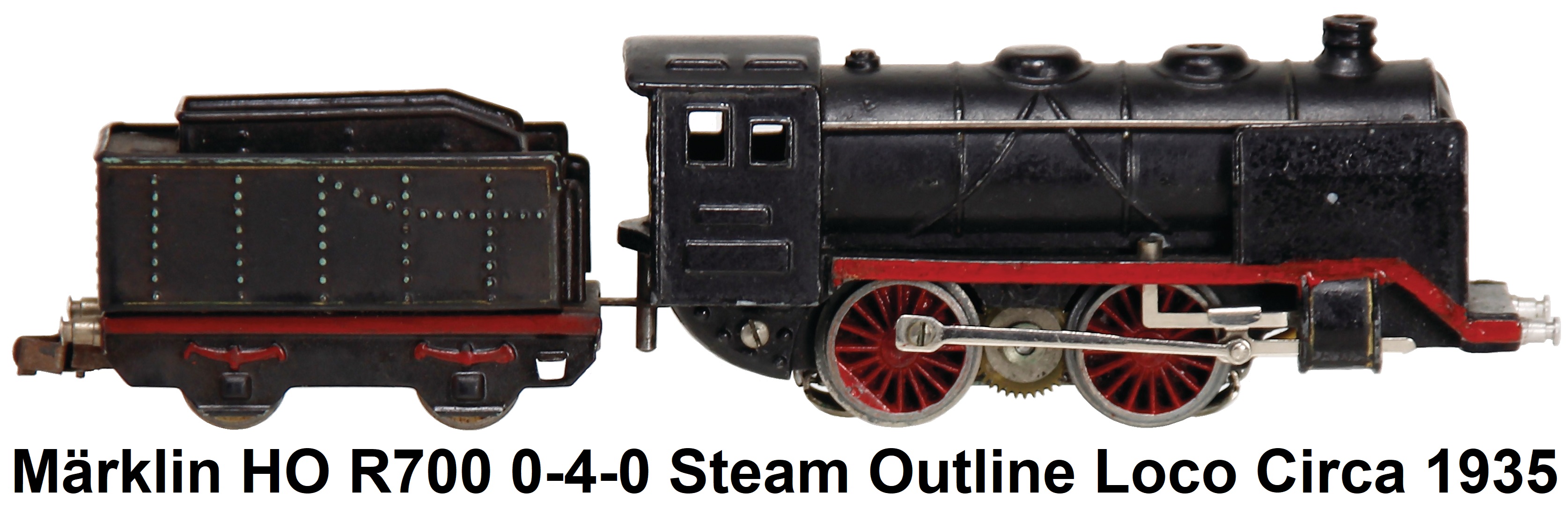 Märklin HO R700 Steam Outline Loco and Tender circa 1935