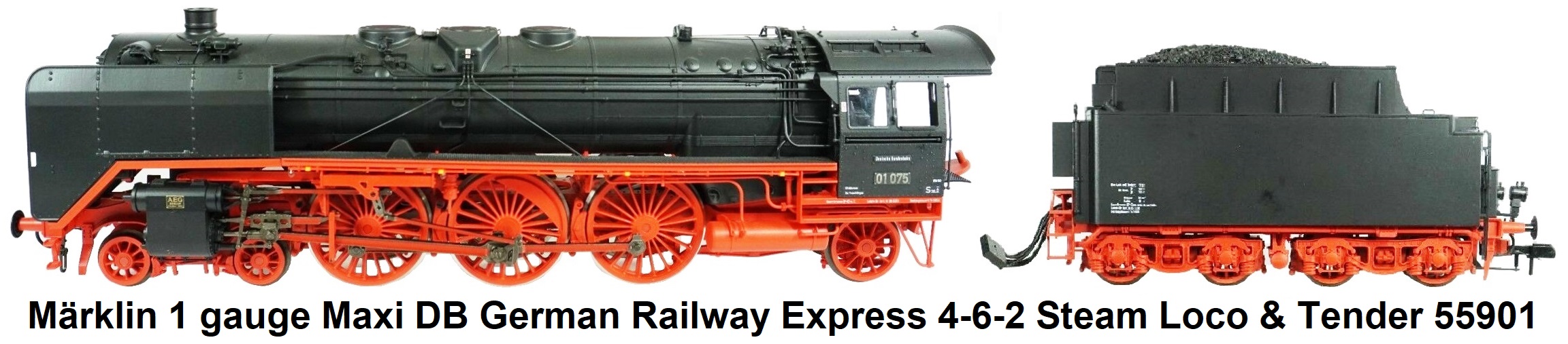 Märklin 1 gauge Maxi DB German Railway Express 4-6-2 Steam Engine & Tender 55901