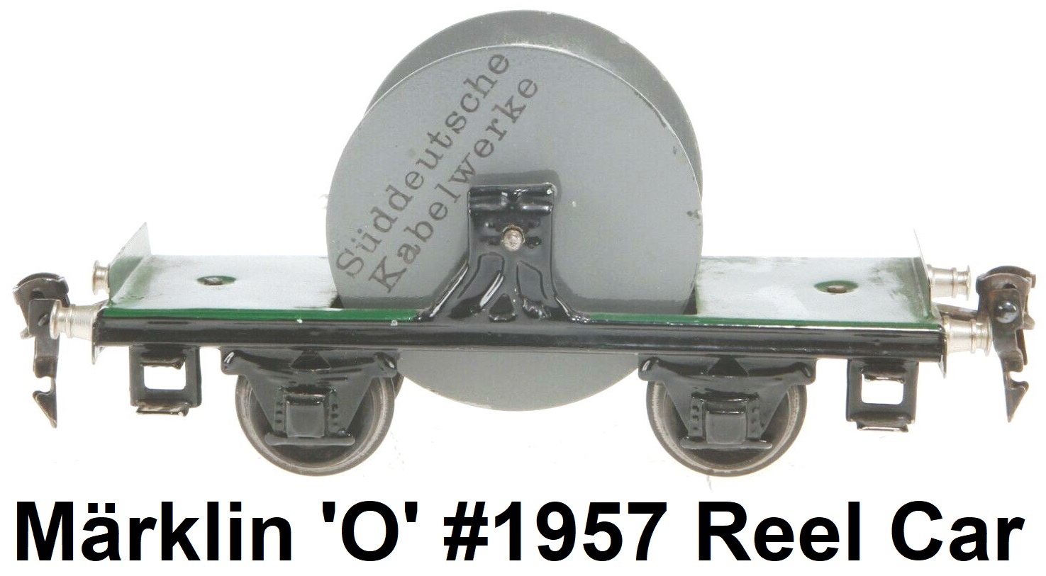 Prewar Märklin 'O' gauge Cable Reel Wagon #1957