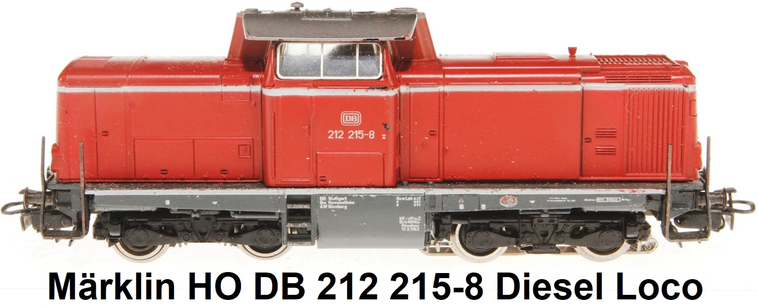 Märklin HO gauge Deutsche Bundesbahn diesel locomotive 212 215-8