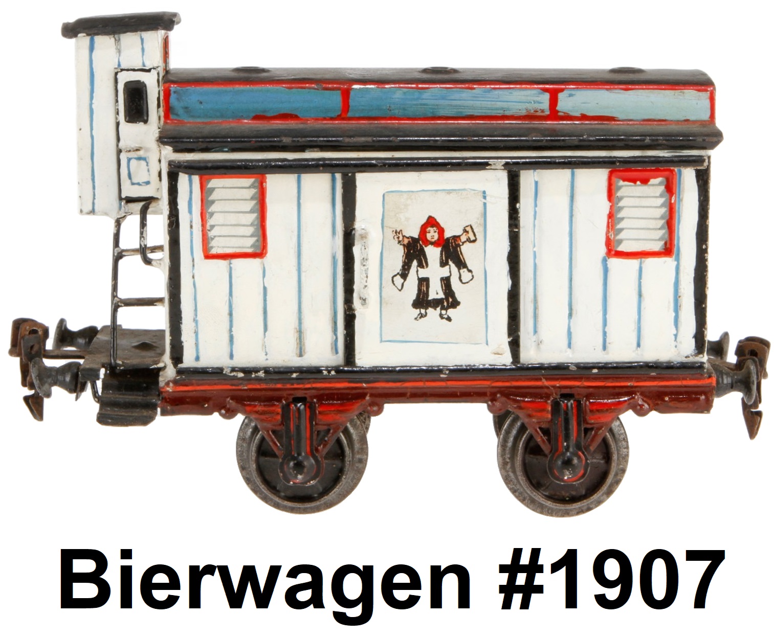 Märklin 1 gauge Münchner Kindl Bierwagen #1907