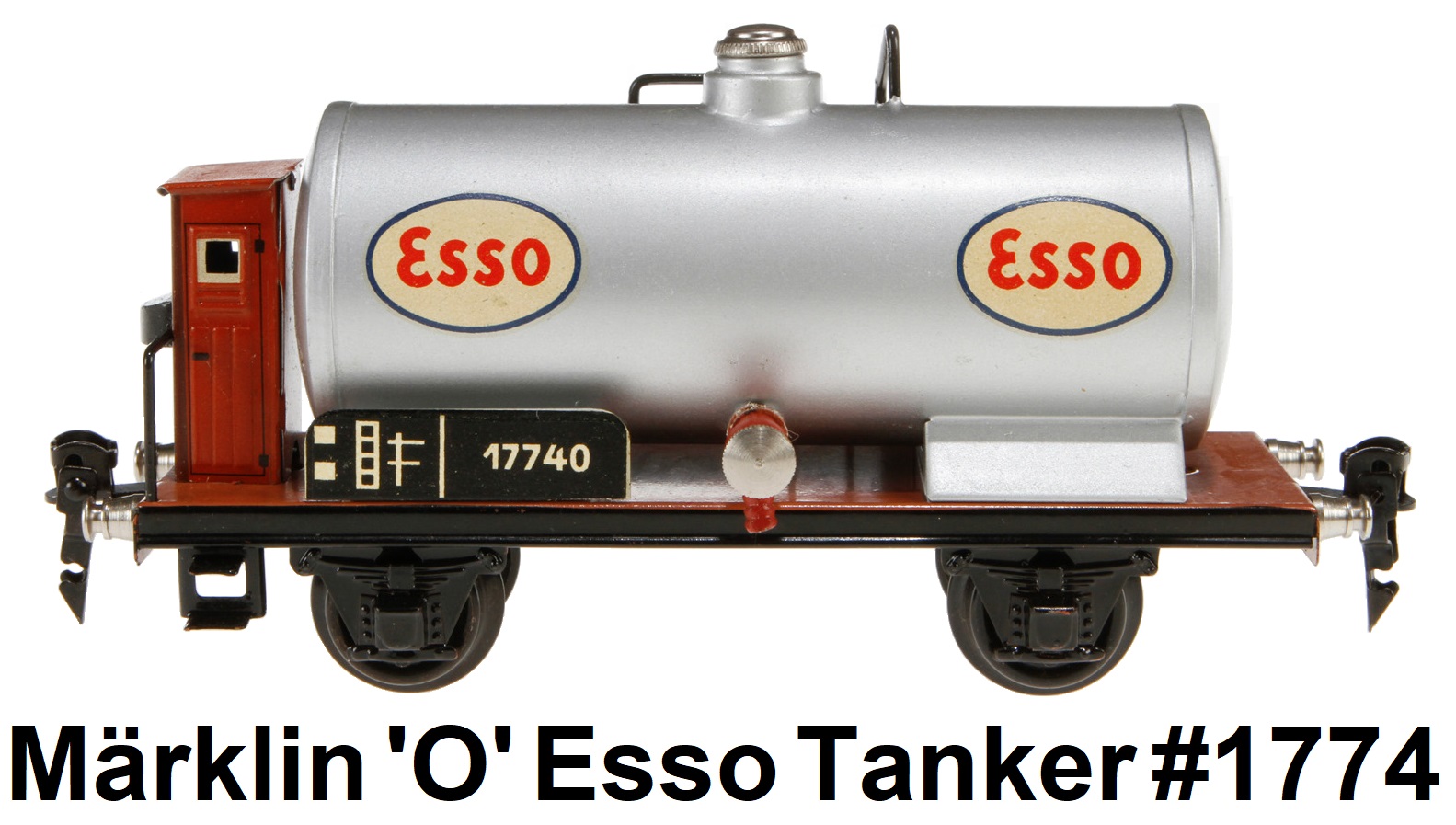 Märklin 'O' gauge Esso tank car #1774