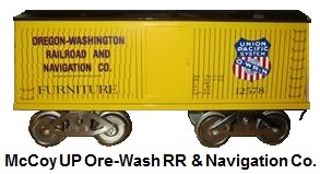 McCoy Oregon Washington Railroad and Navigation Co. Furniture Car #12578, 31 produced