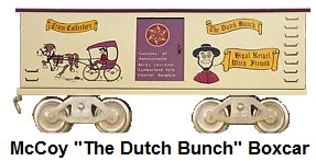 McCoy Dutch Bunch Train Collectors Higal Reigel Waig Freund Box Car