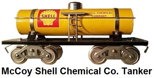 McCoy Standard gauge #281 Shell Chemical Company single dome tank car