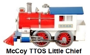 McCoy TTOS 0-4-0 Little Chief Prototype Standard gauge Steam Outline Locomotive