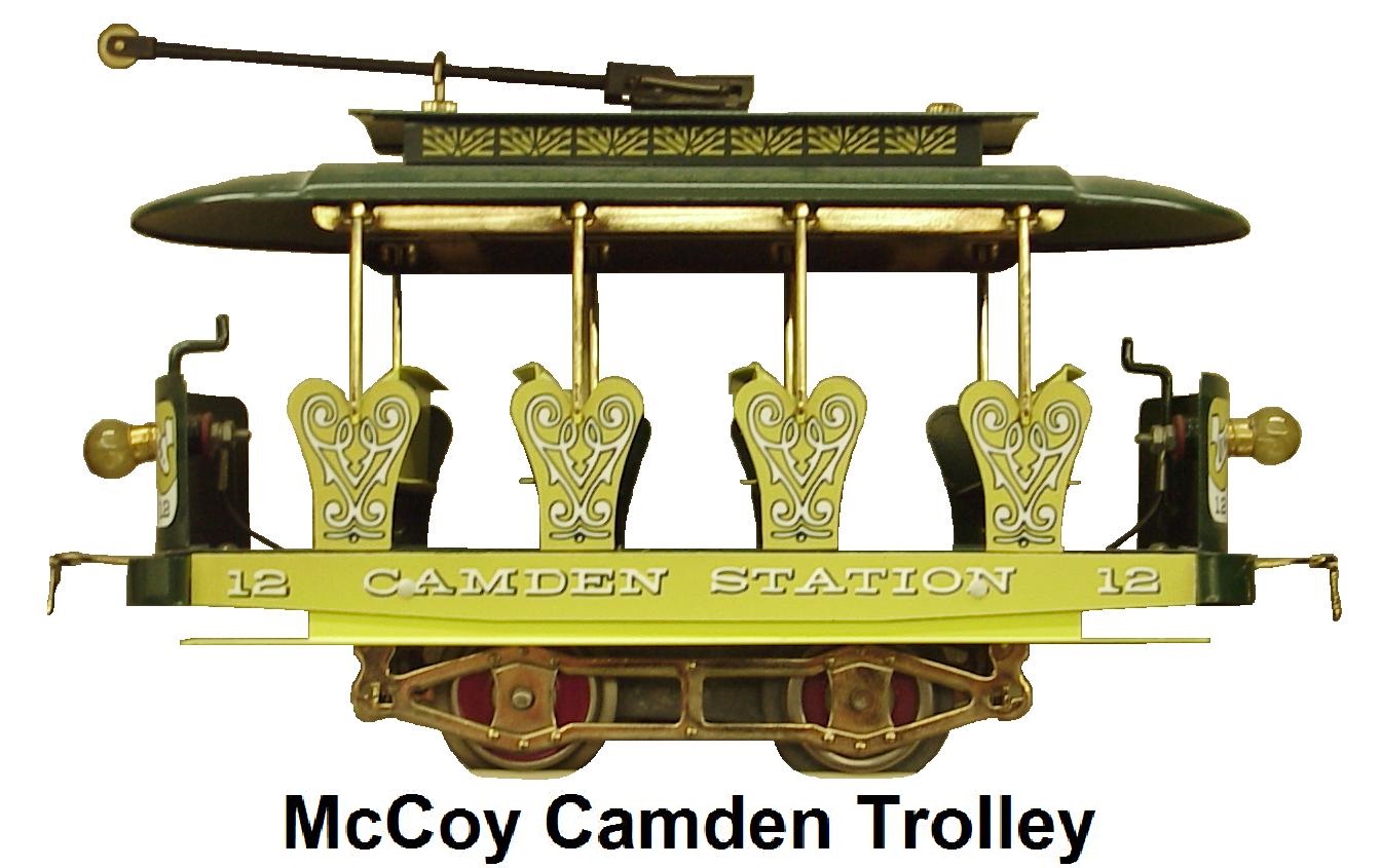 McCoy Camden Station #12 Trolley made 1976