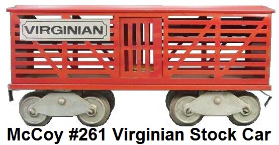 McCoy Standard gauge #261 Virgian Red Stock Car