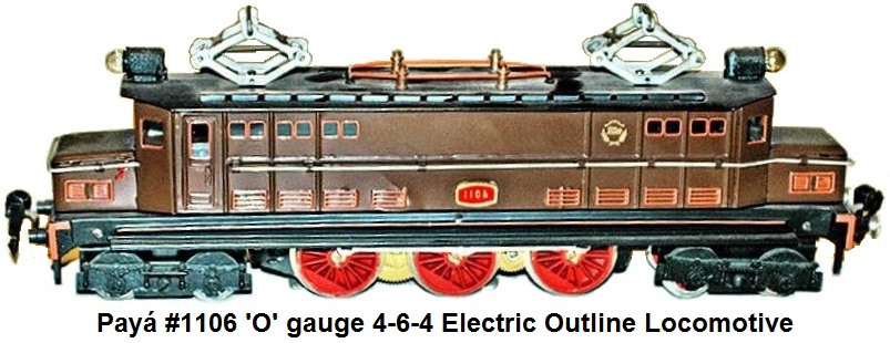 Payá 'O' gauge 4-6-4 electric outline locomotive