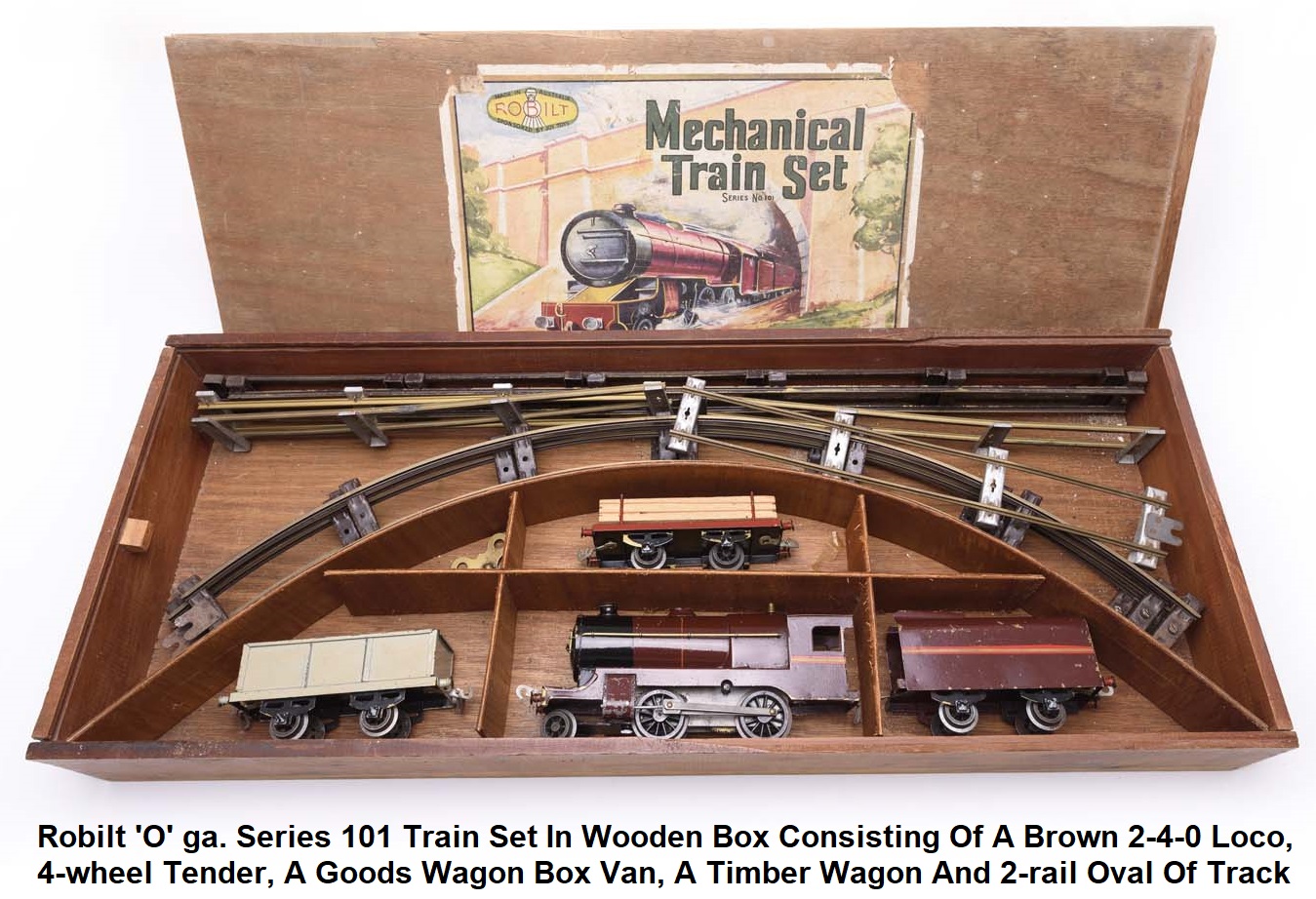 mechanical train set