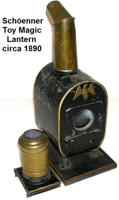 Schöenner toy magic lantern from 1890