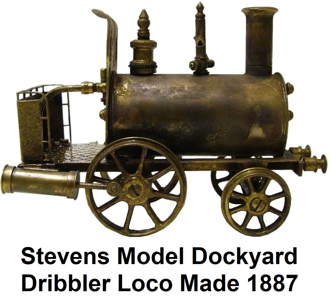 Stevens & Brown Dribbler live steam engine made 1887